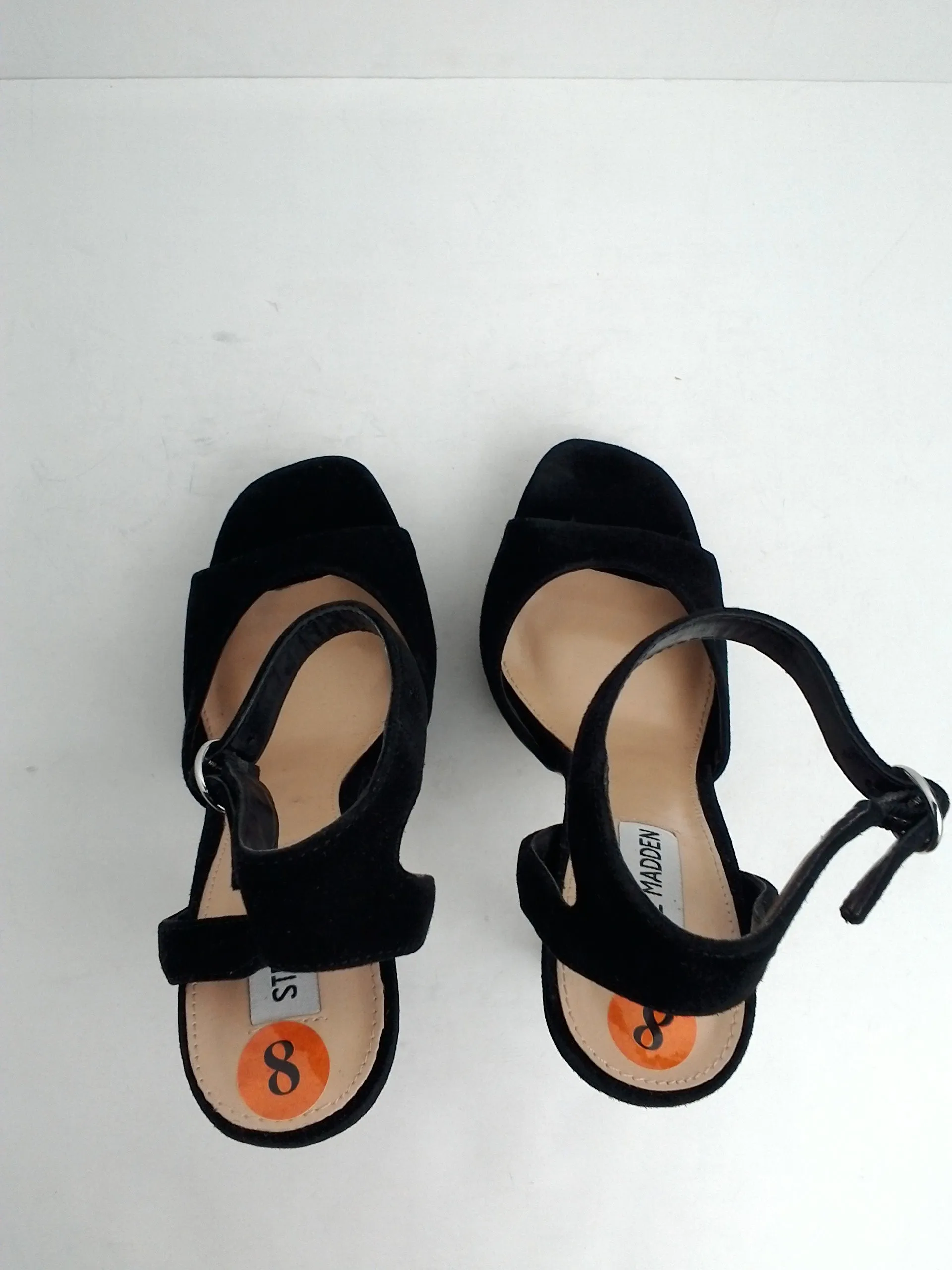 Steve Madden Women's Luv Stiletto Black Suede Size 8 M
