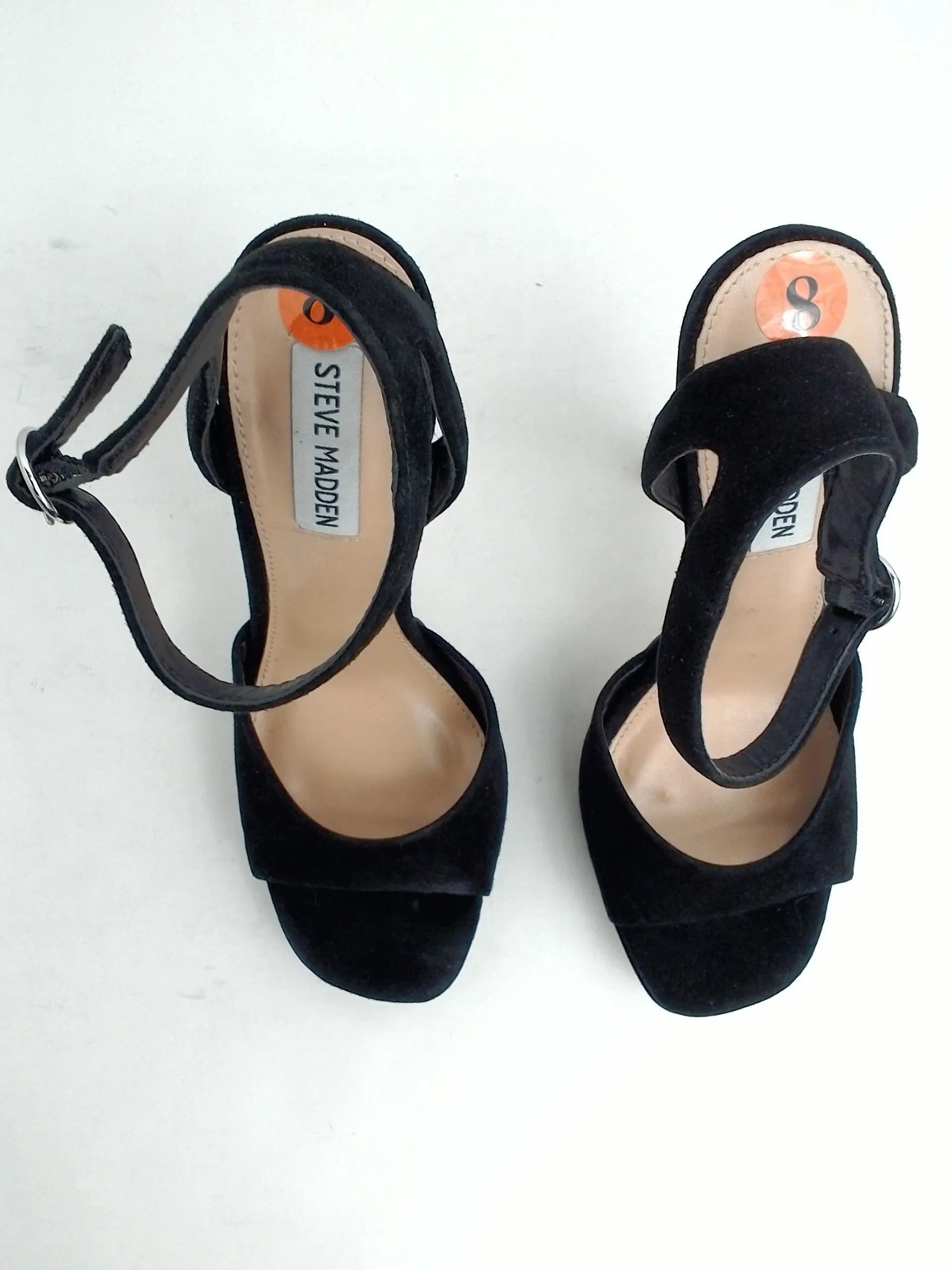 Steve Madden Women's Luv Stiletto Black Suede Size 8 M