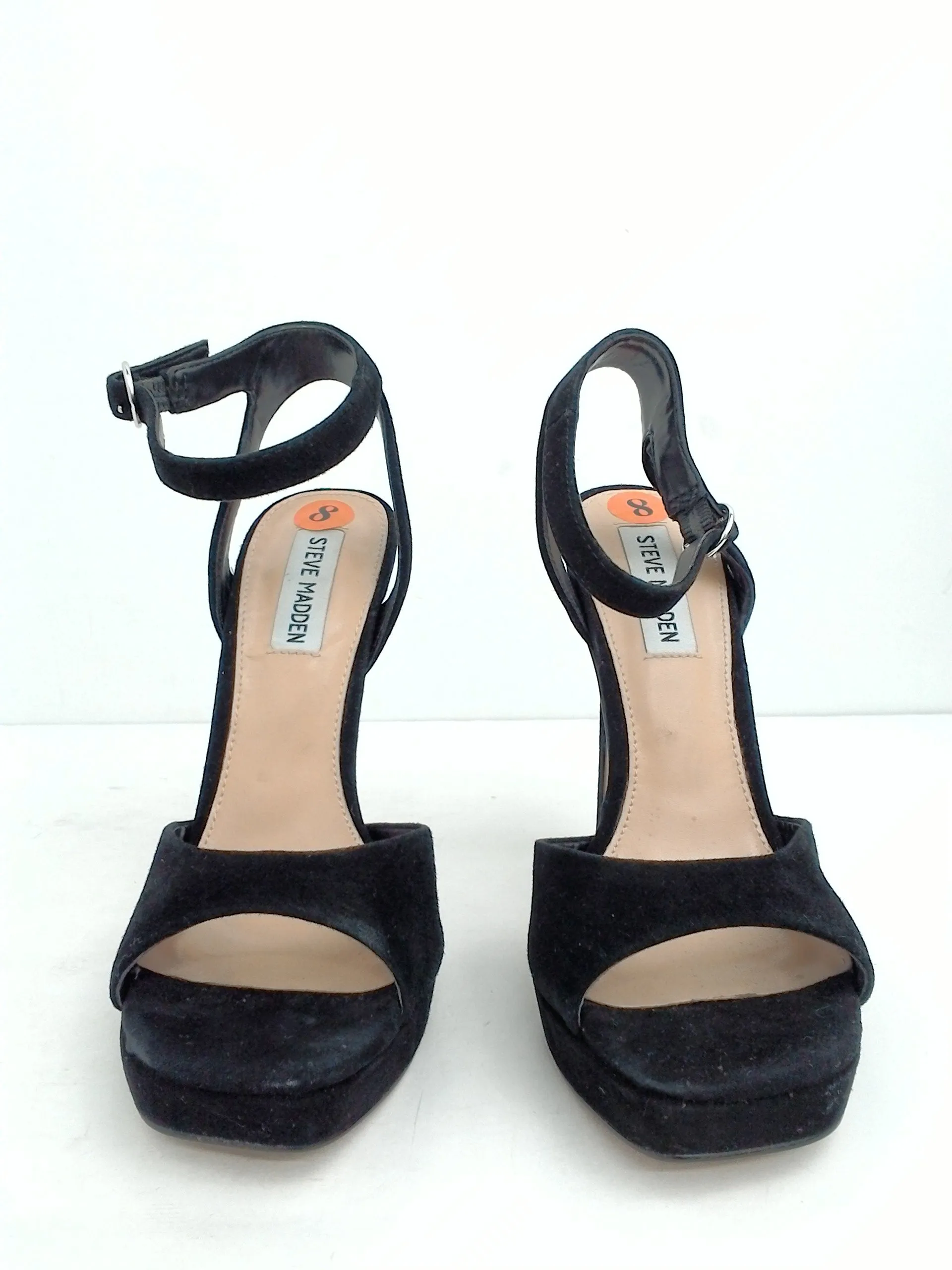 Steve Madden Women's Luv Stiletto Black Suede Size 8 M