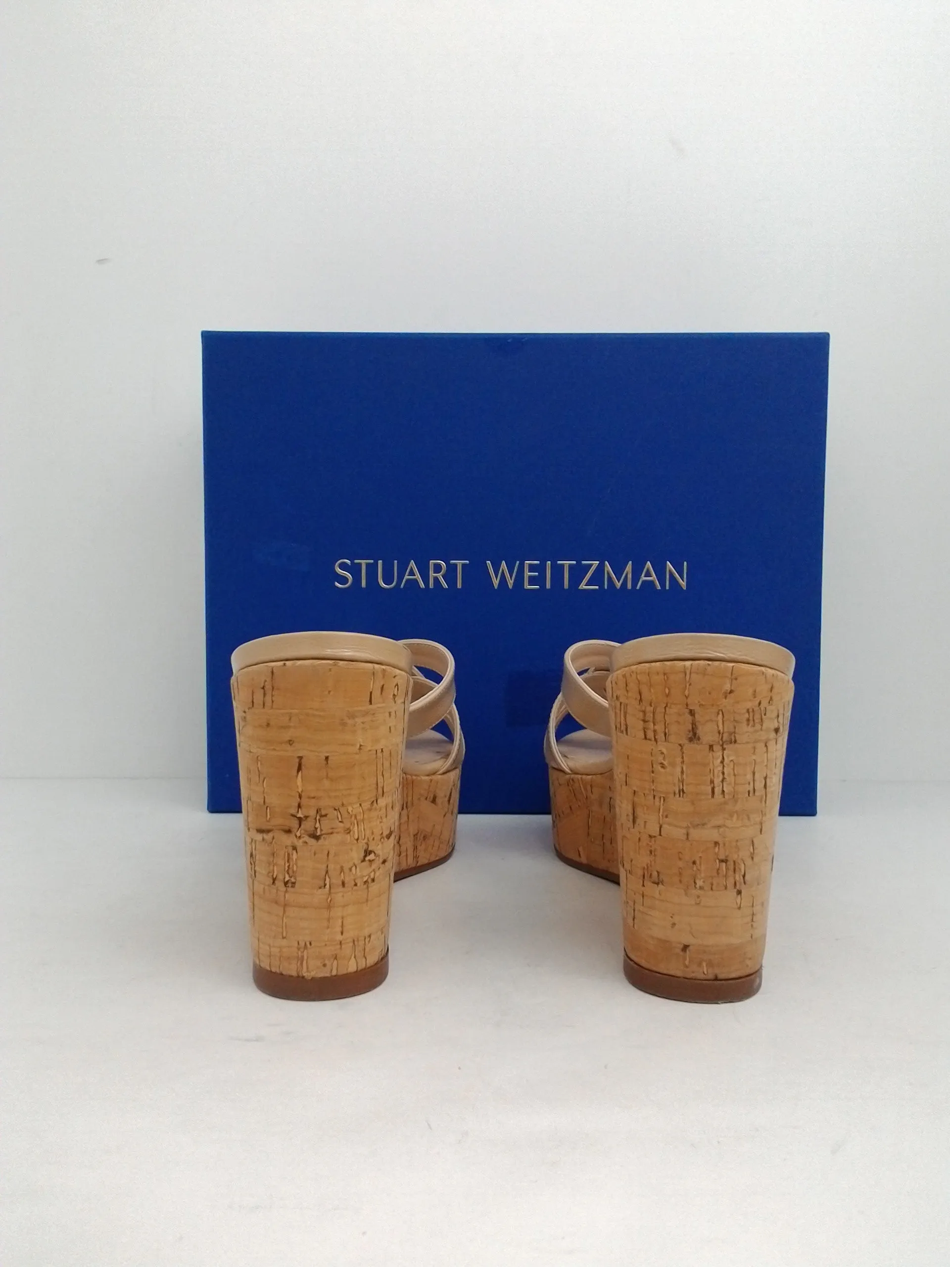 Stuart Weitzman Women's Cadence Bamcap Leather Size 6 M