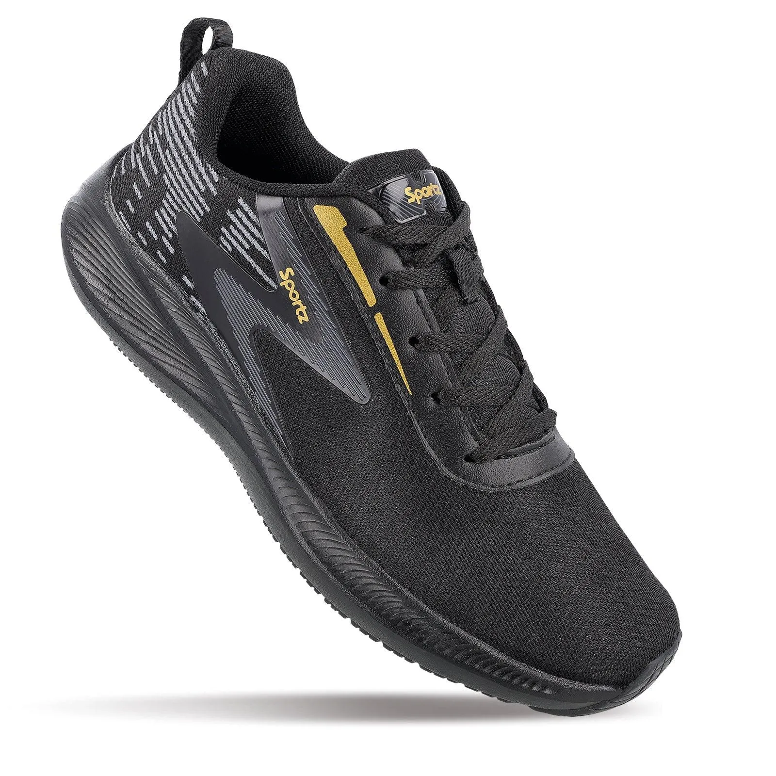 Stylex Men's Lace-up Sports Shoe - WS9611 Black