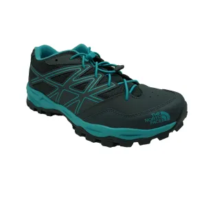 The North Face Youth Jr Hedgehog Hiker Waterproof Shoes Gray Blue Size 6