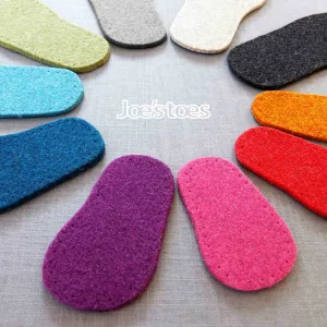 Thick Felt Soles - Baby & Child sizes