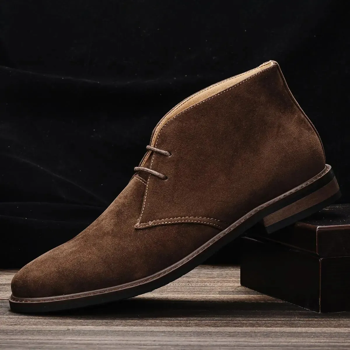 Timeless Suede Chukka Boots for Men