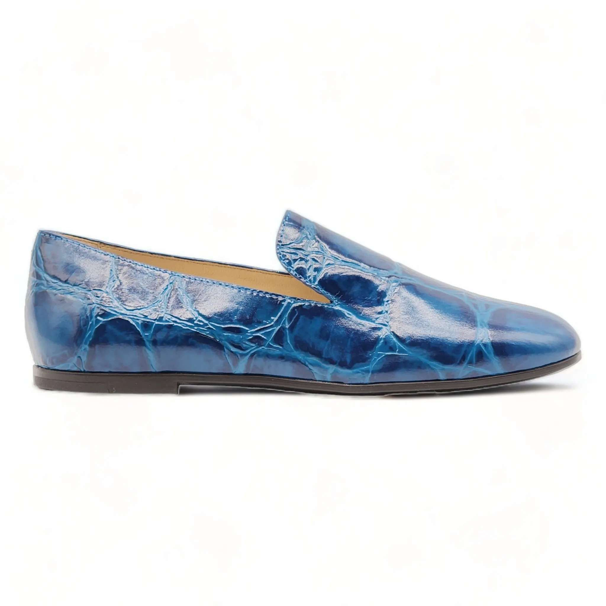Tod's Mocassino Gomma Slip On Shoes - Blue