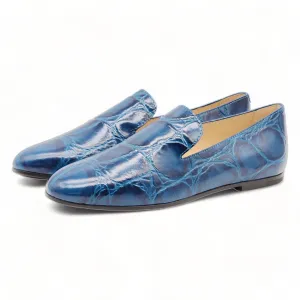 Tod's Mocassino Gomma Slip On Shoes - Blue
