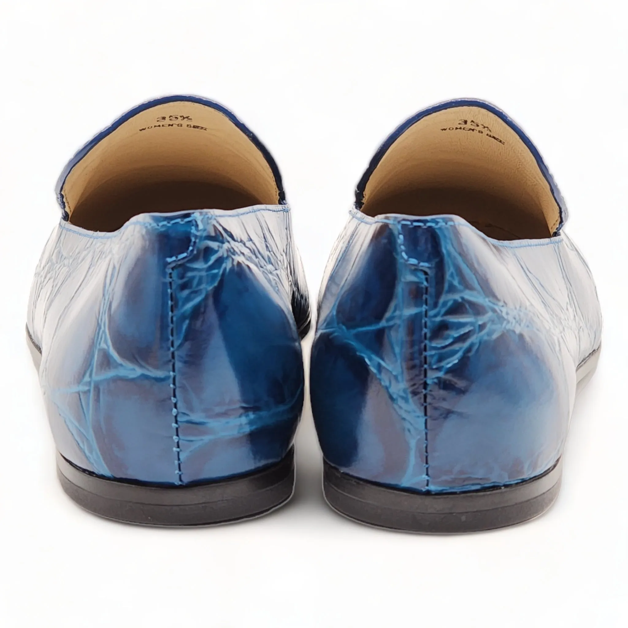 Tod's Mocassino Gomma Slip On Shoes - Blue
