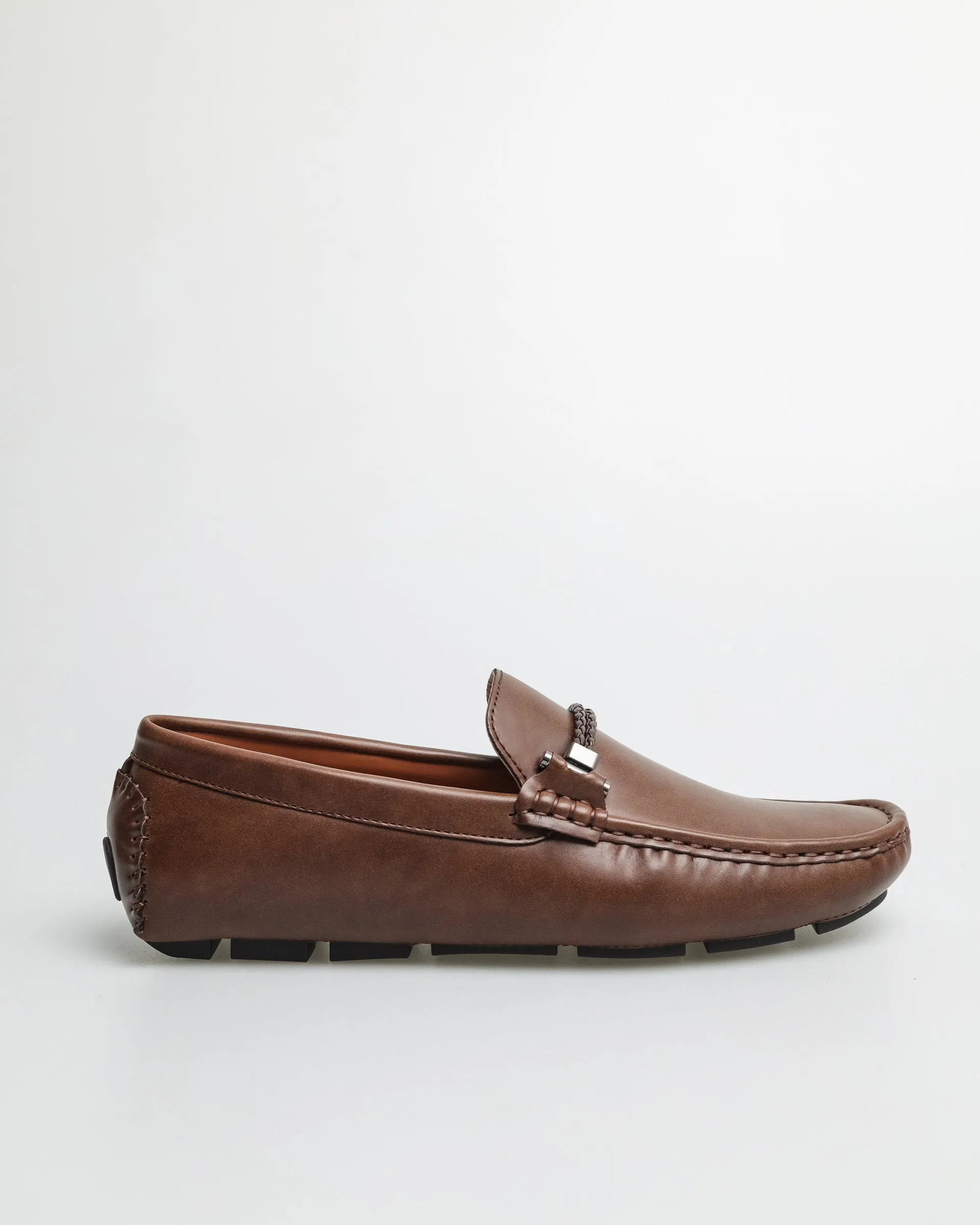 Tomaz C471 Men's Braided Buckle Moccasins