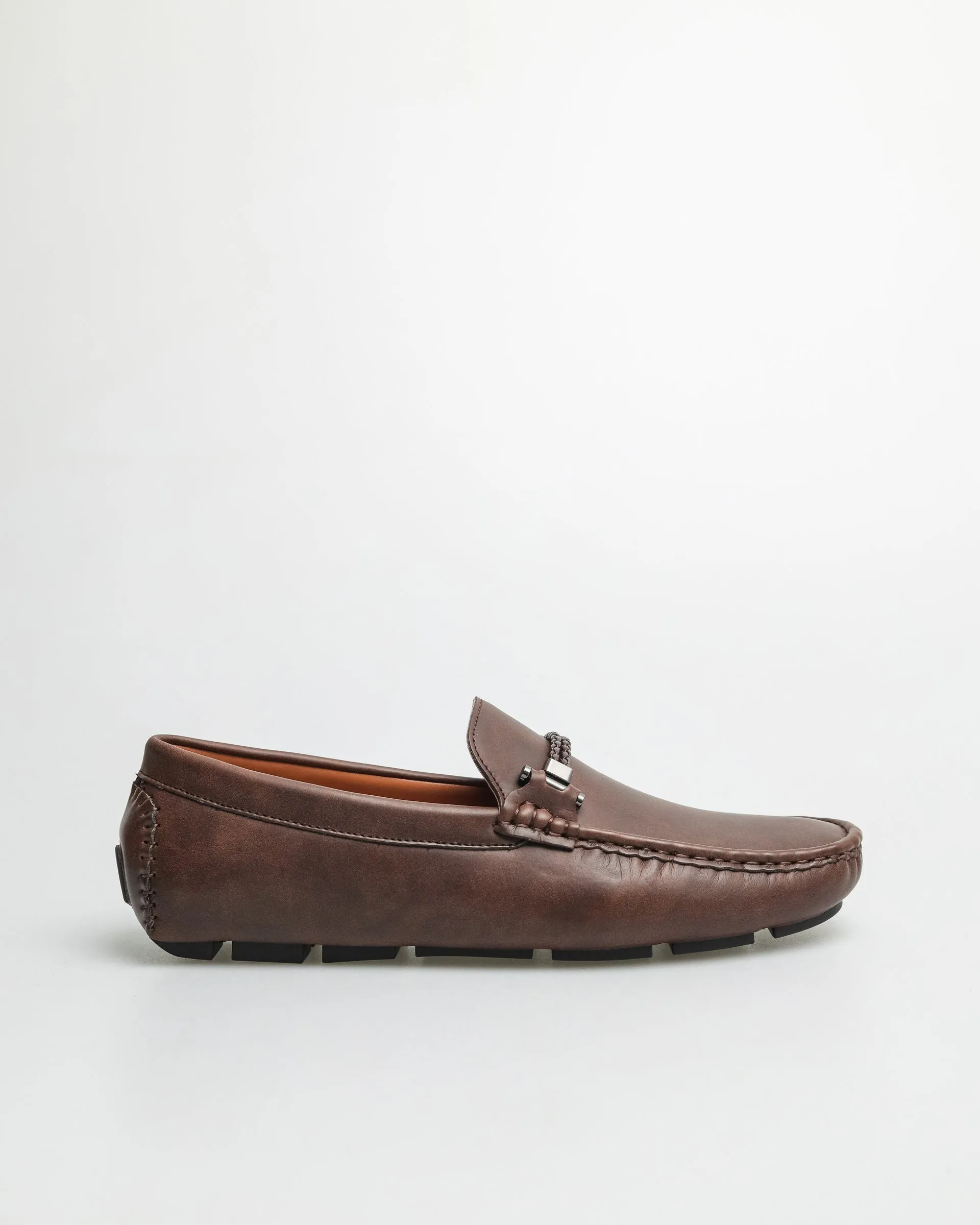 Tomaz C471 Men's Braided Buckle Moccasins