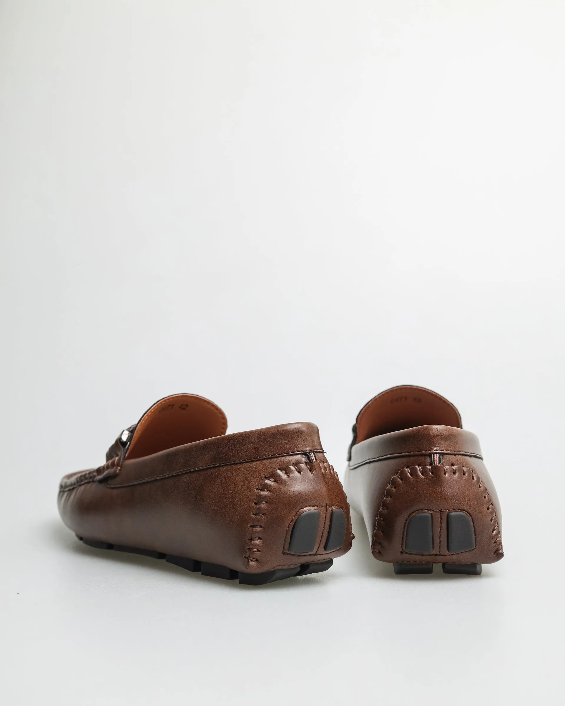 Tomaz C471 Men's Braided Buckle Moccasins