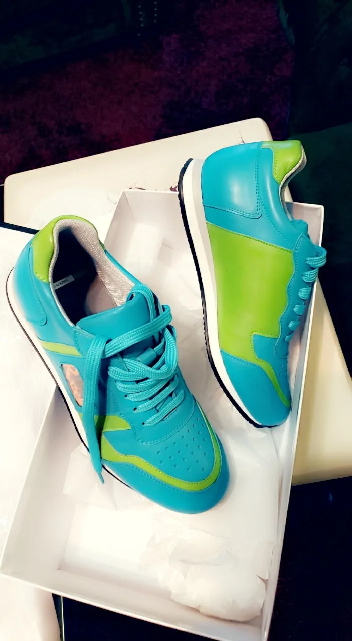 TRIPPLE-Chic MEN (Tiffany/Lime ColorBlock)