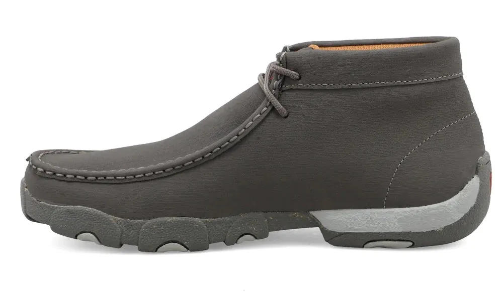 Twisted X Men's Grey Rubberized DuraTWX Chukka Driving Moc
