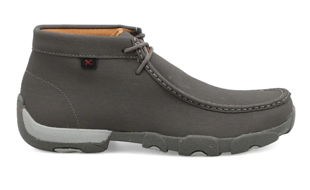 Twisted X Men's Grey Rubberized DuraTWX Chukka Driving Moc
