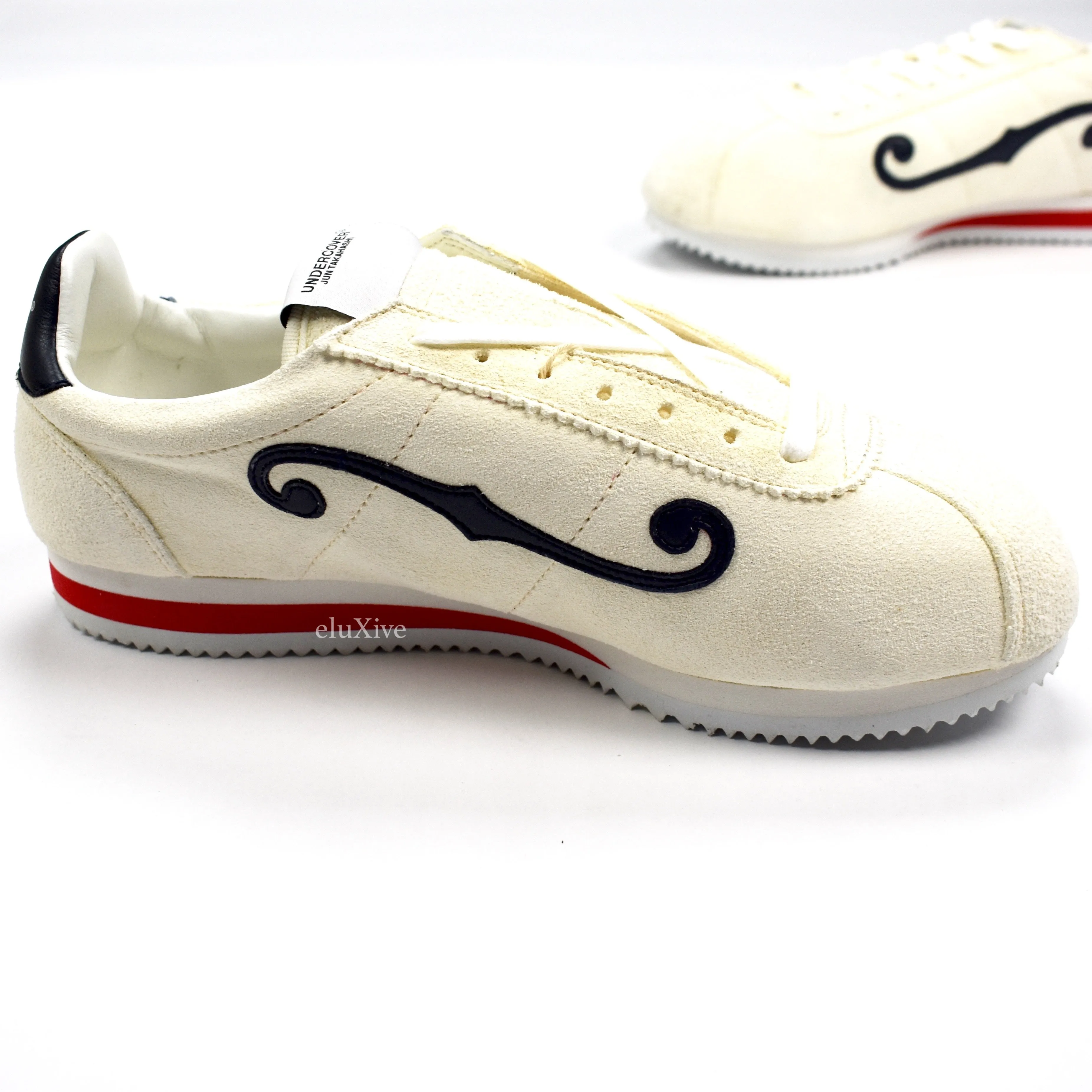 Undercover - Cream Suede 'Cortez' Sneakers