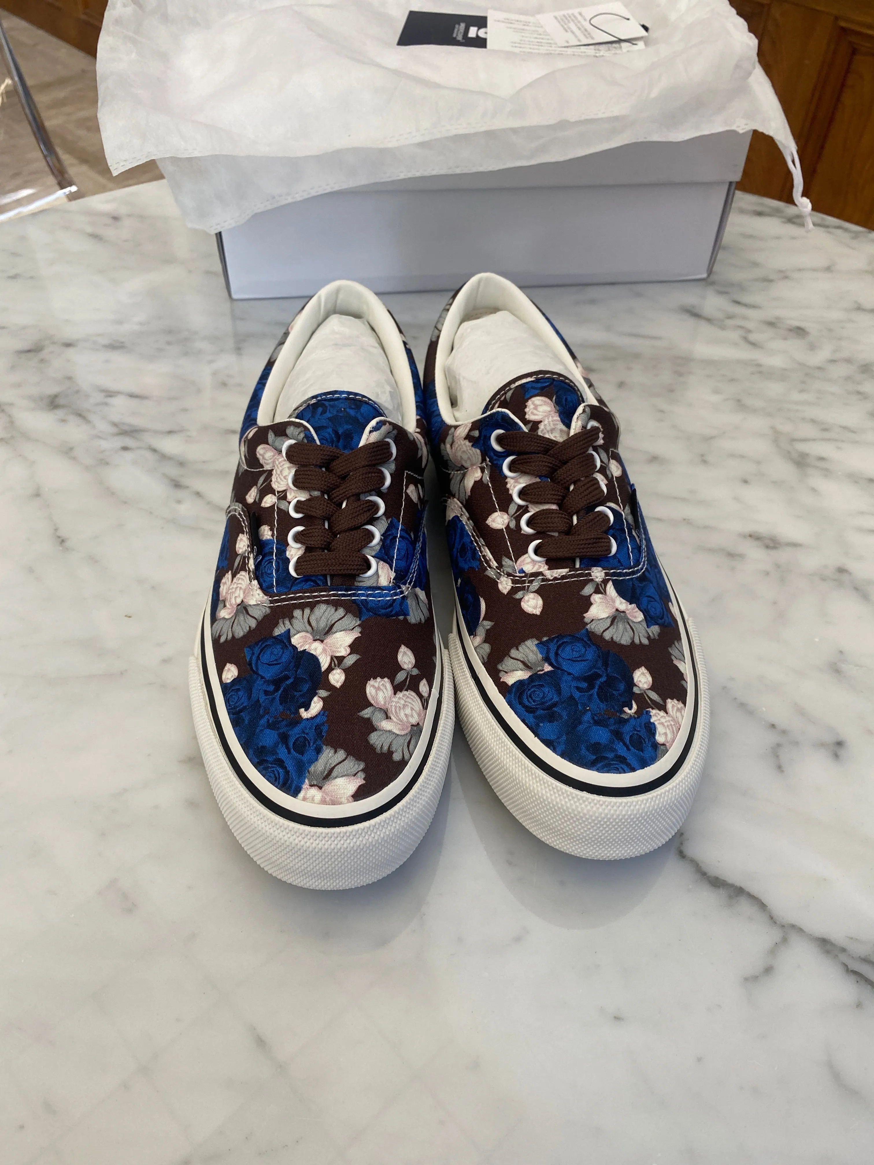 Undercover - Floral Print 'Vans' Canvas Sneakers