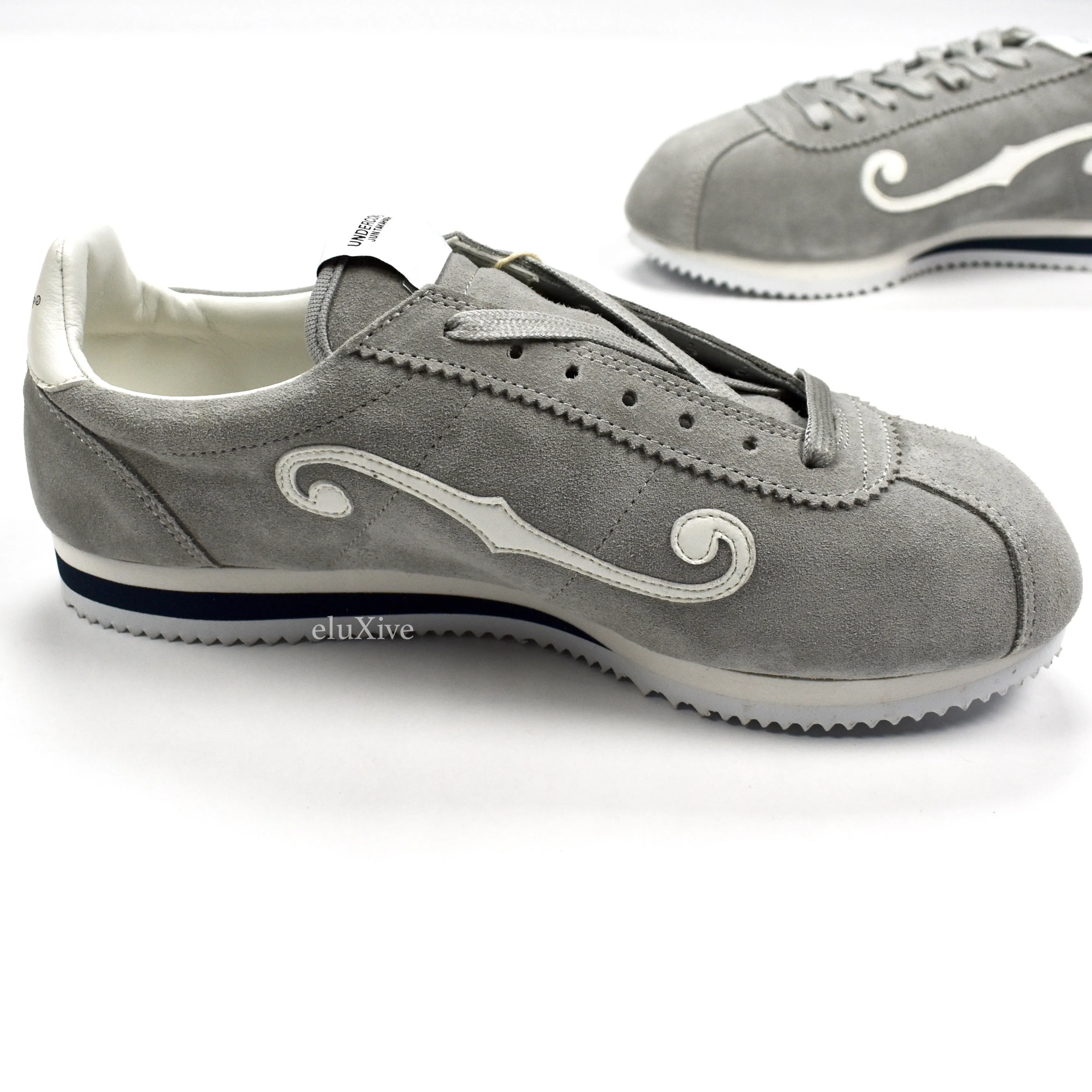 Undercover - Gray Suede 'Cortez' Sneakers