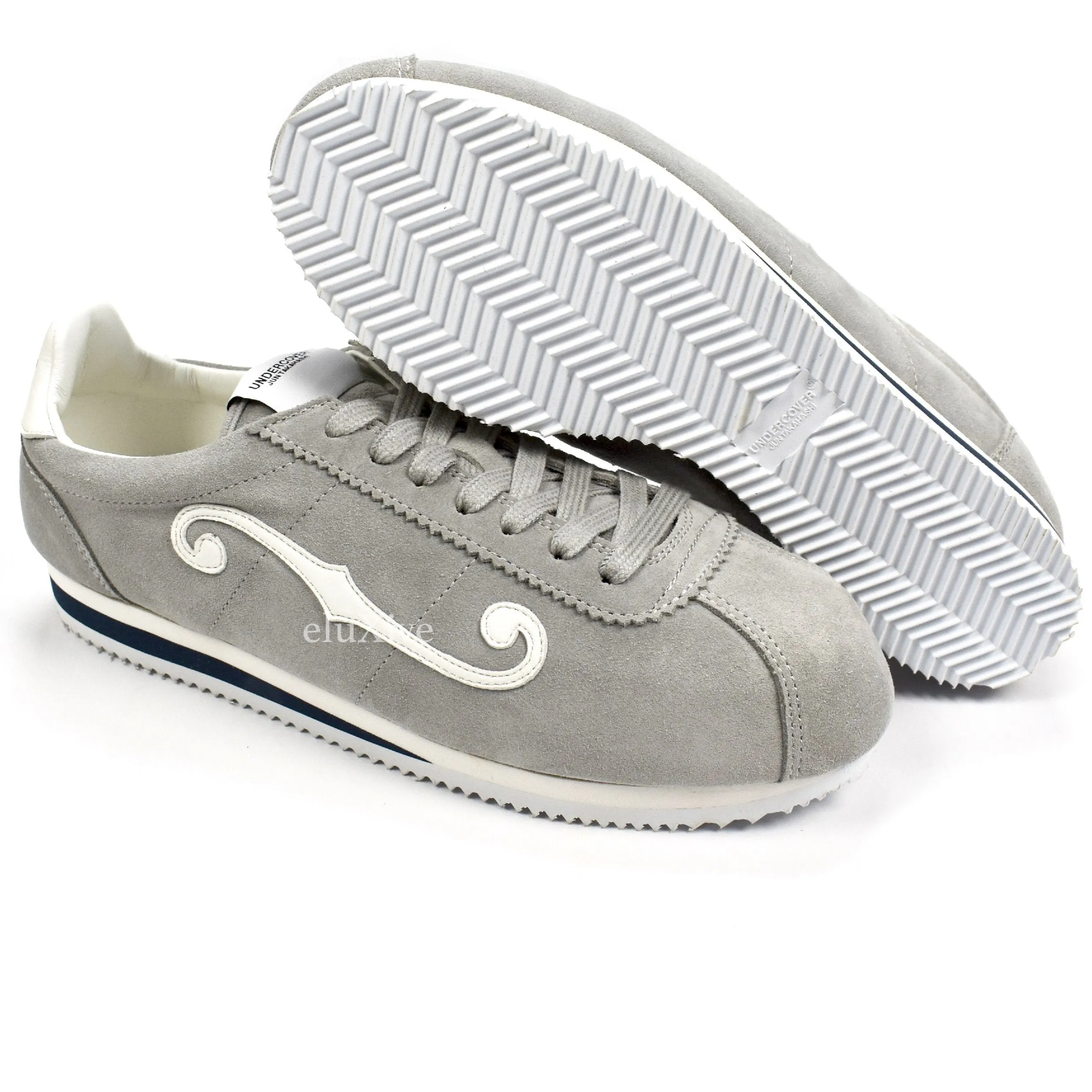 Undercover - Gray Suede 'Cortez' Sneakers