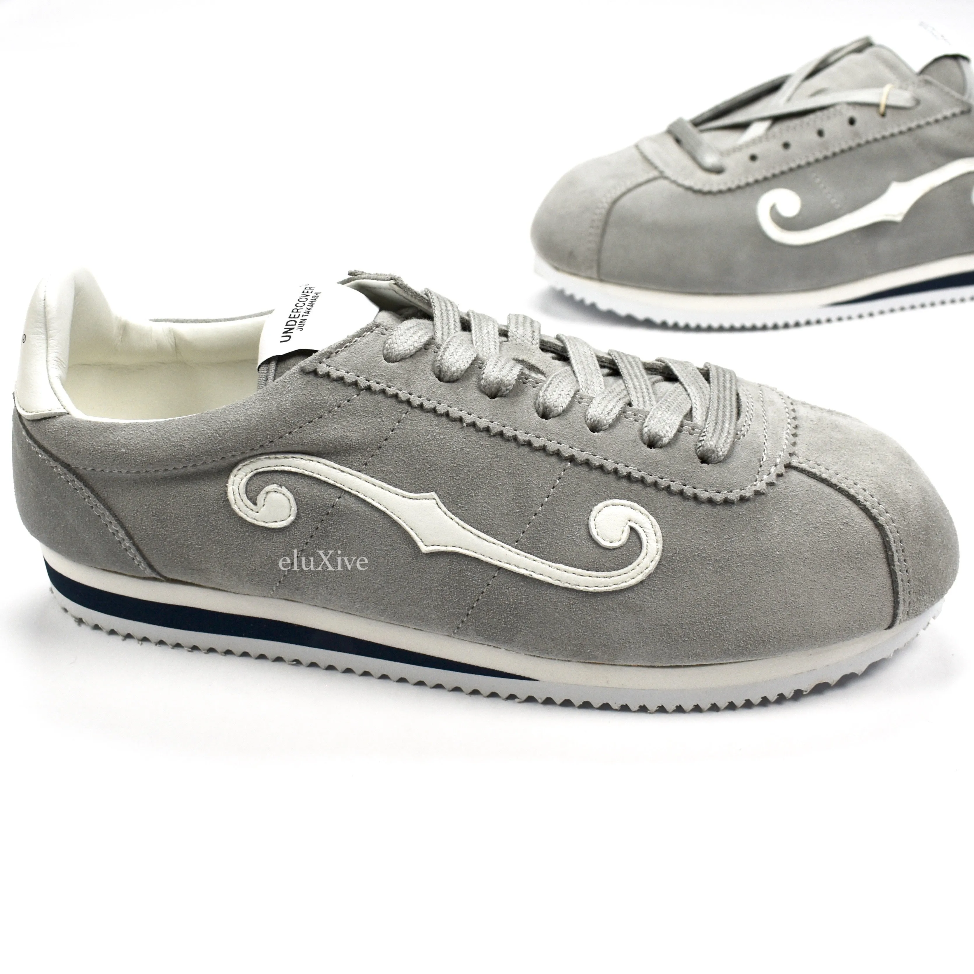 Undercover - Gray Suede 'Cortez' Sneakers