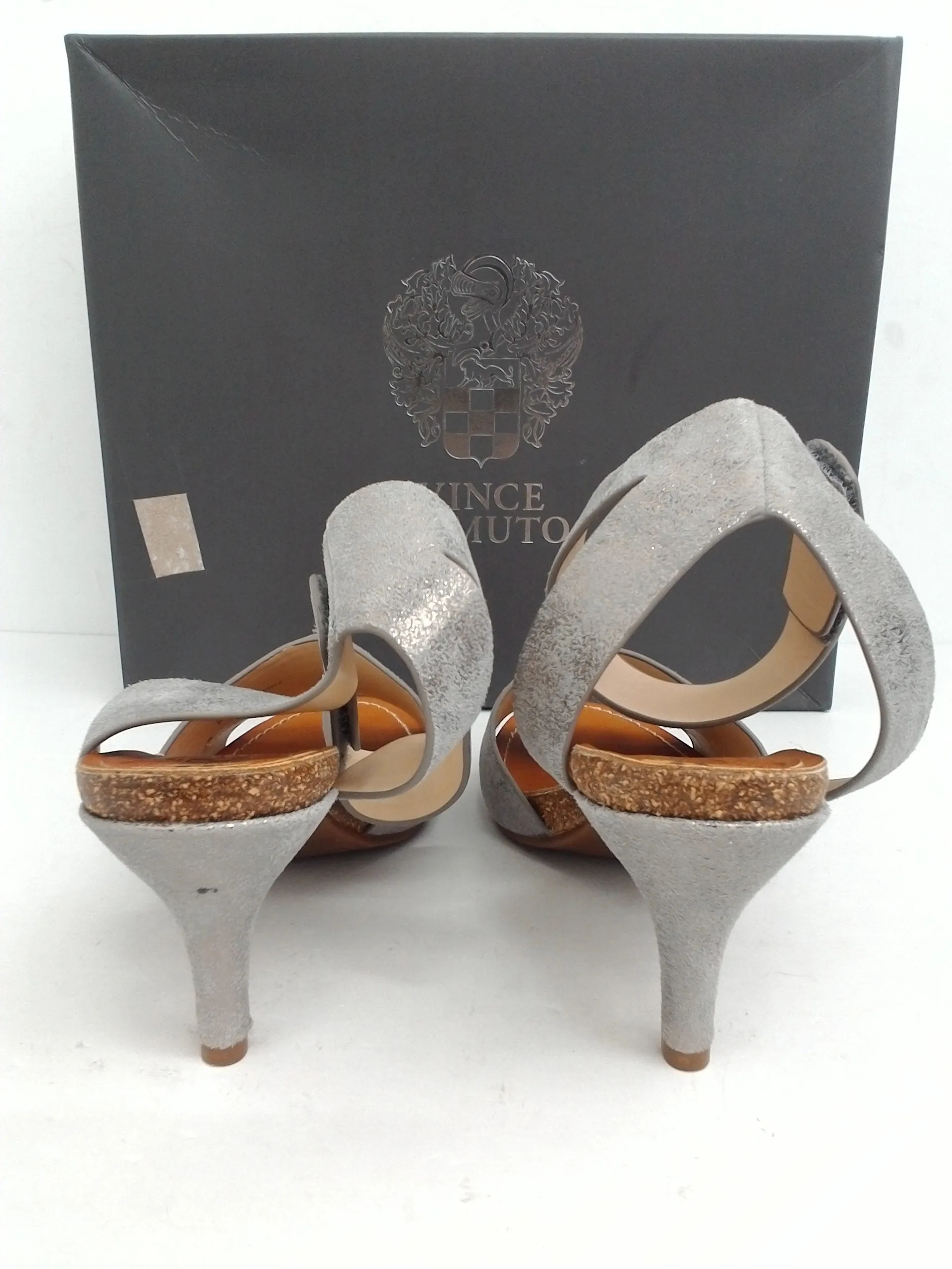 Vince Camuto Women's Odela Metal Grey Metal Dust Size 6 M