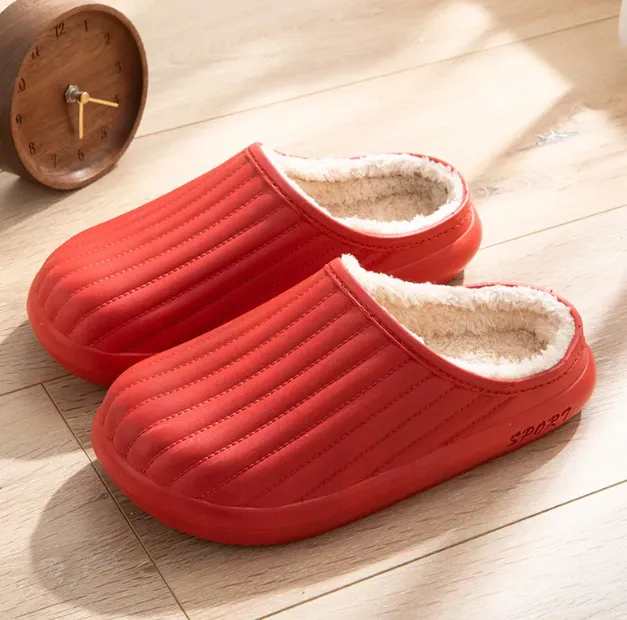 Waterproof Plush Slippers