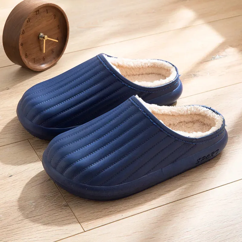 Waterproof Plush Slippers