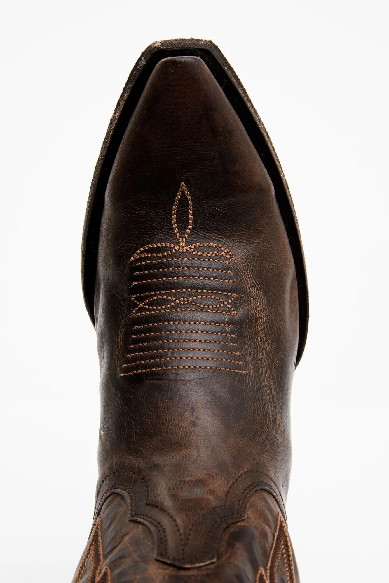 Wheeler Chocolate Western Performance Boots - Snip Toe