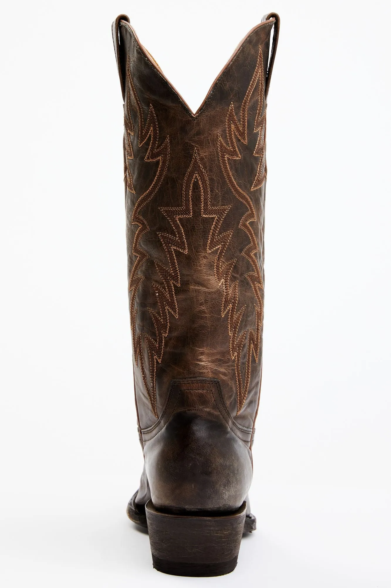 Wheeler Chocolate Western Performance Boots - Snip Toe
