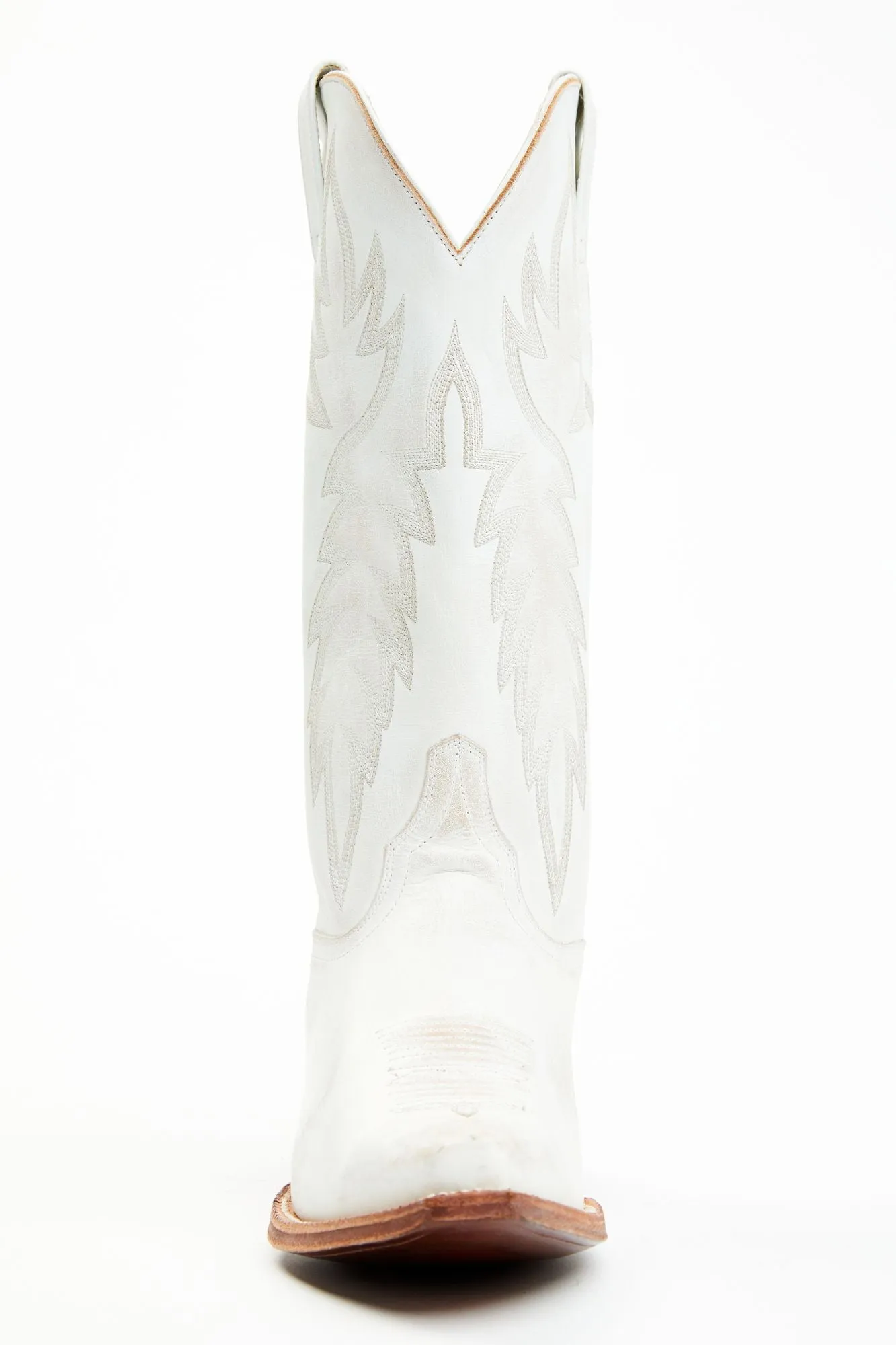 Wheeler Warm White Western Performance Boots - Snip Toe