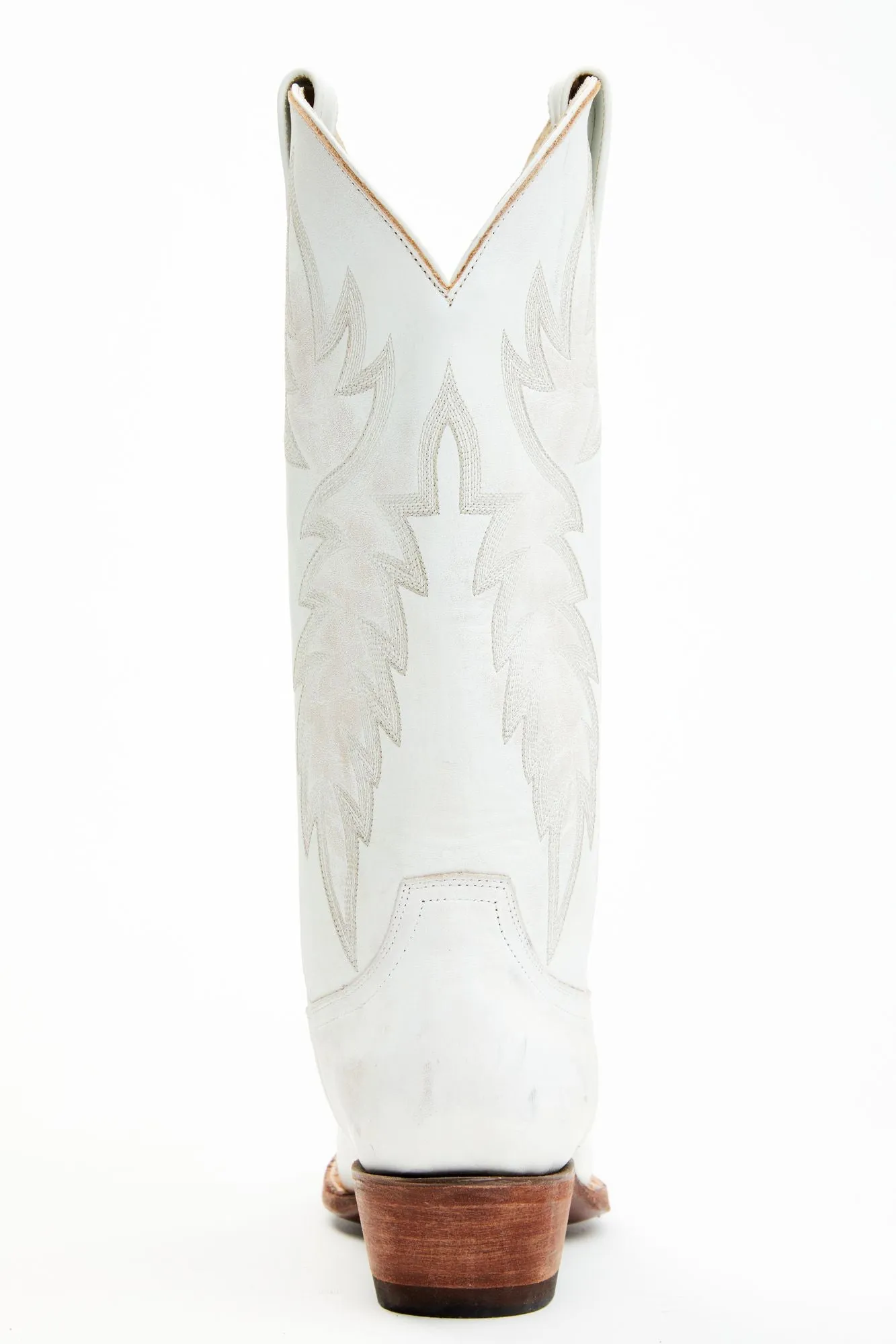 Wheeler Warm White Western Performance Boots - Snip Toe