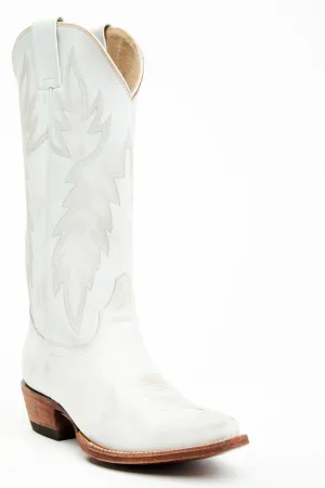 Wheeler Warm White Western Performance Boots - Snip Toe