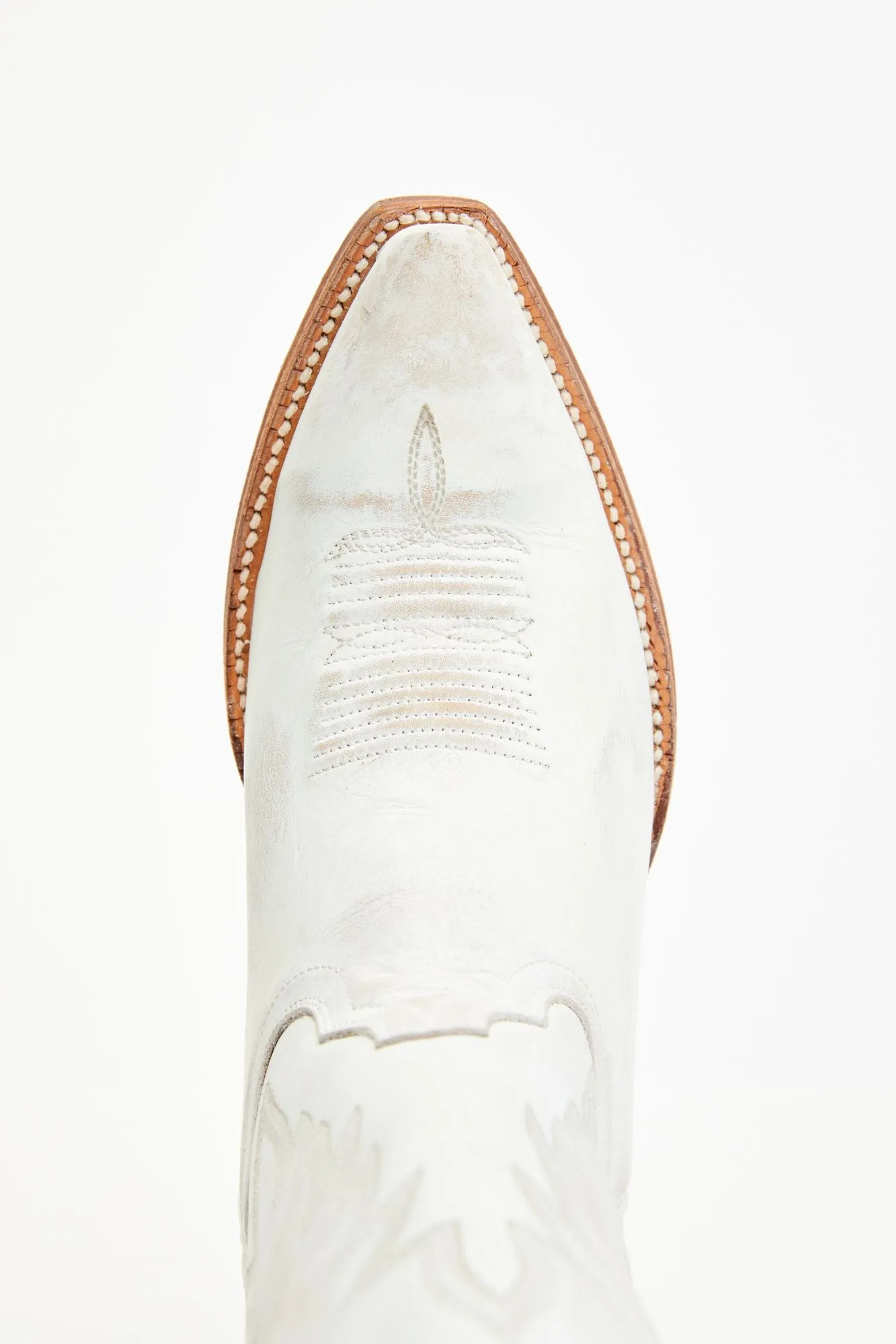 Wheeler Warm White Western Performance Boots - Snip Toe