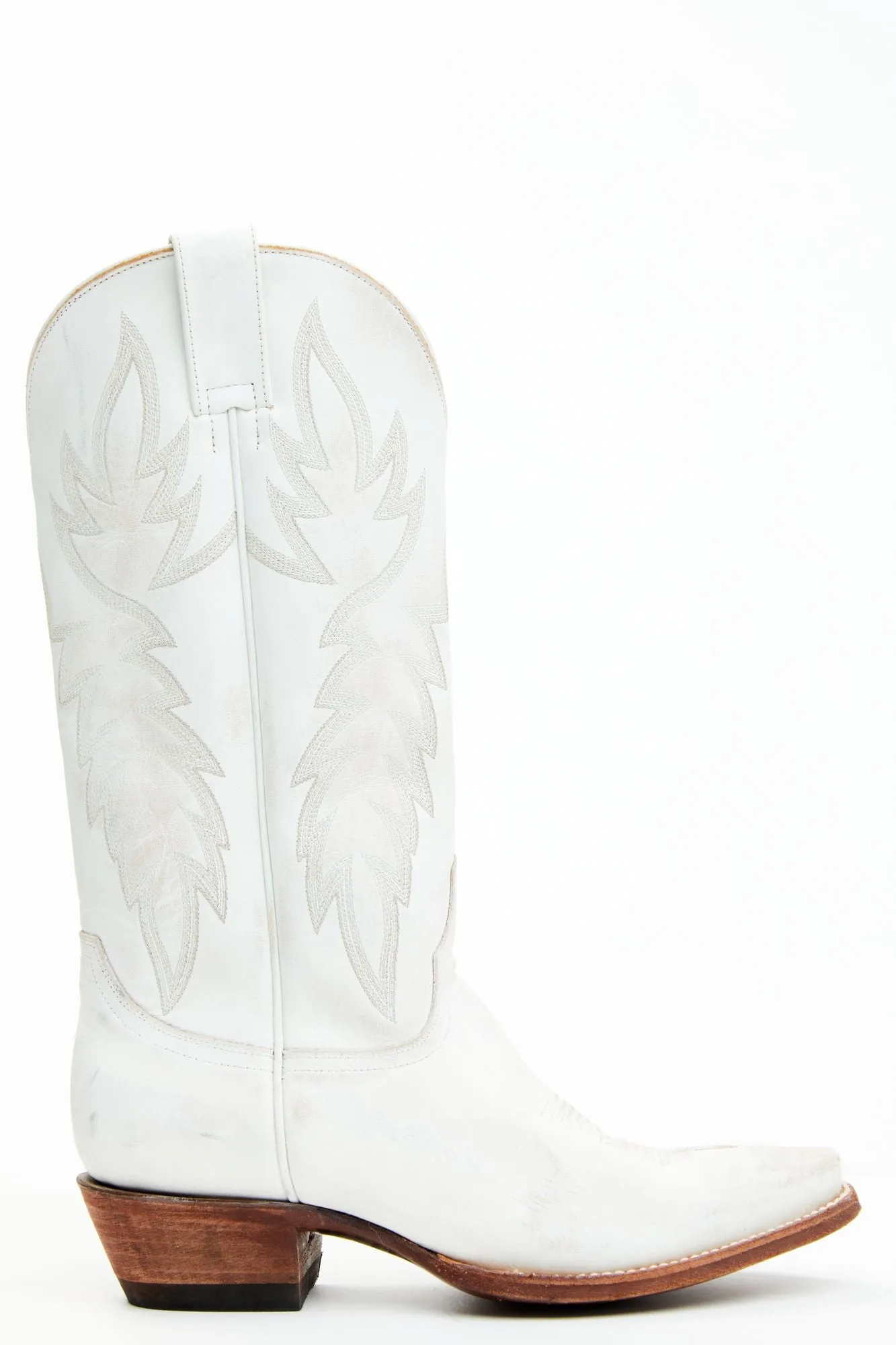 Wheeler Warm White Western Performance Boots - Snip Toe