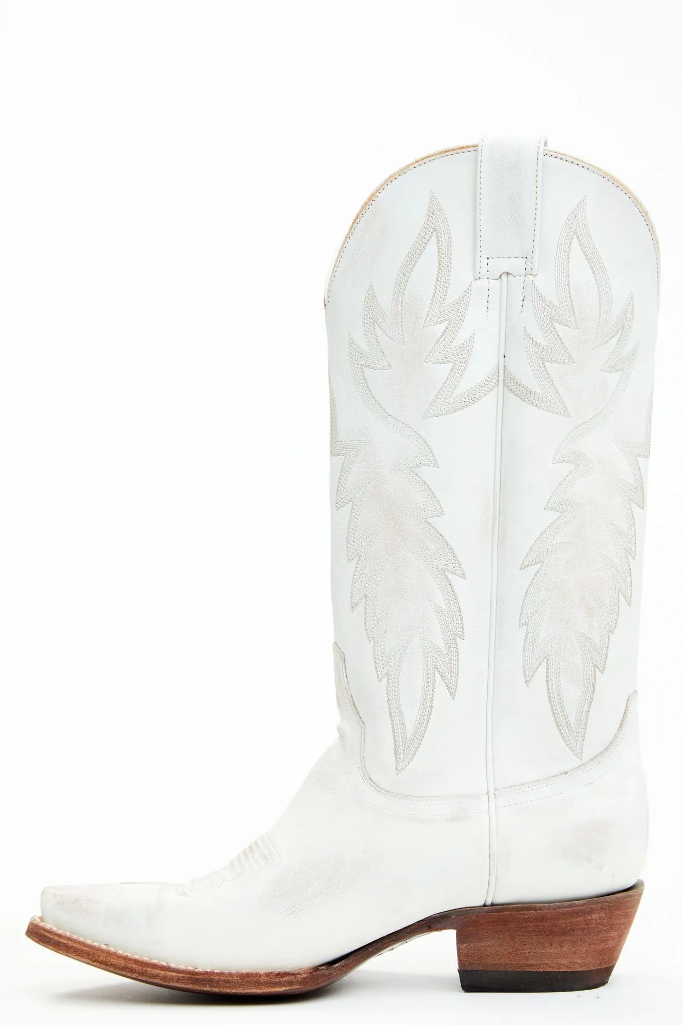Wheeler Warm White Western Performance Boots - Snip Toe