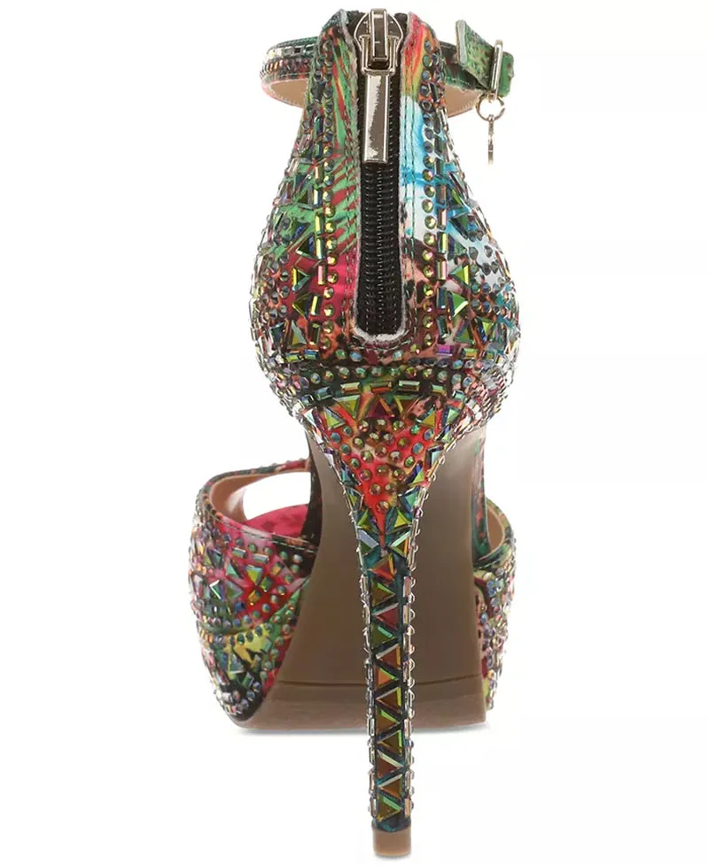 Women'S Chacey Embellished T-Strap Platform Pumps