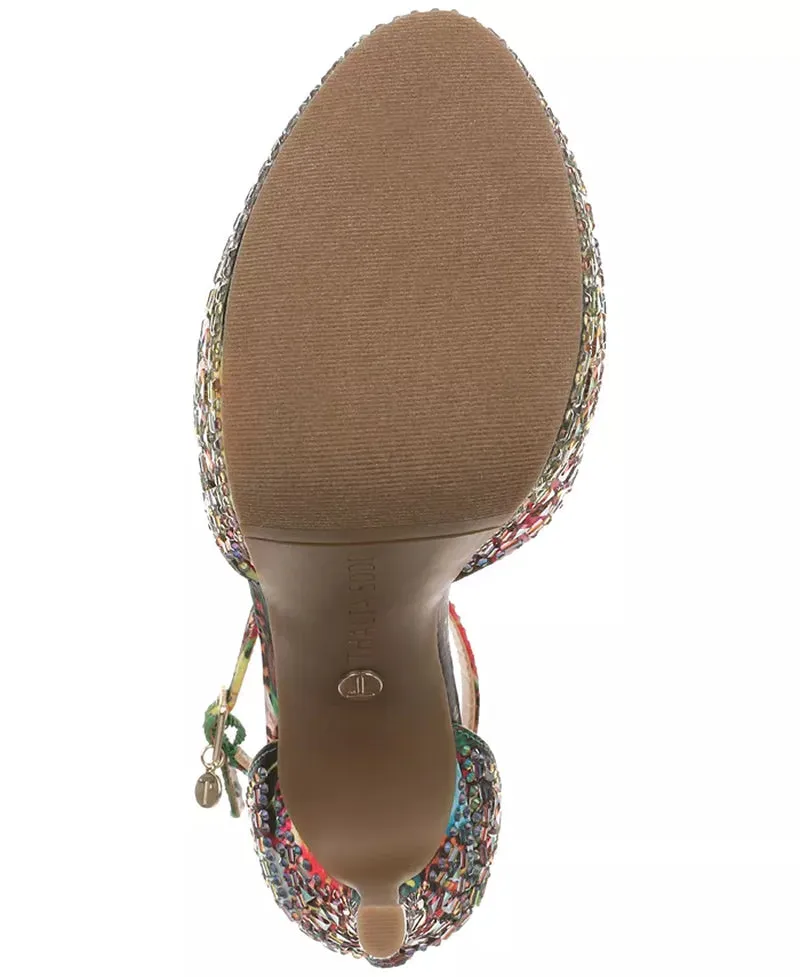 Women'S Chacey Embellished T-Strap Platform Pumps