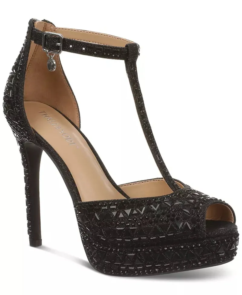 Women'S Chacey Embellished T-Strap Platform Pumps