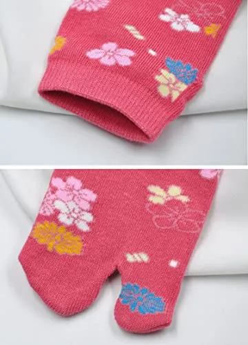 Women's Tabi Flip Flop Socks - 4 Pairs