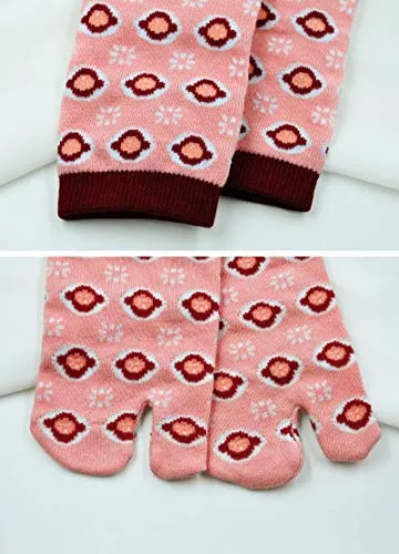 Women's Tabi Flip Flop Socks - 4 Pairs