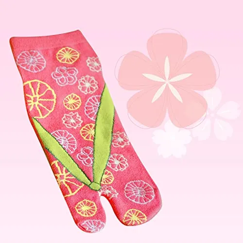 Women's Tabi Flip Flop Socks - 4 Pairs
