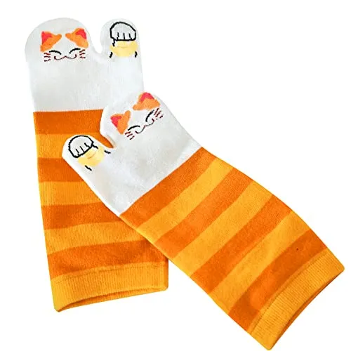 Women's Tabi Flip Flop Socks - 4 Pairs
