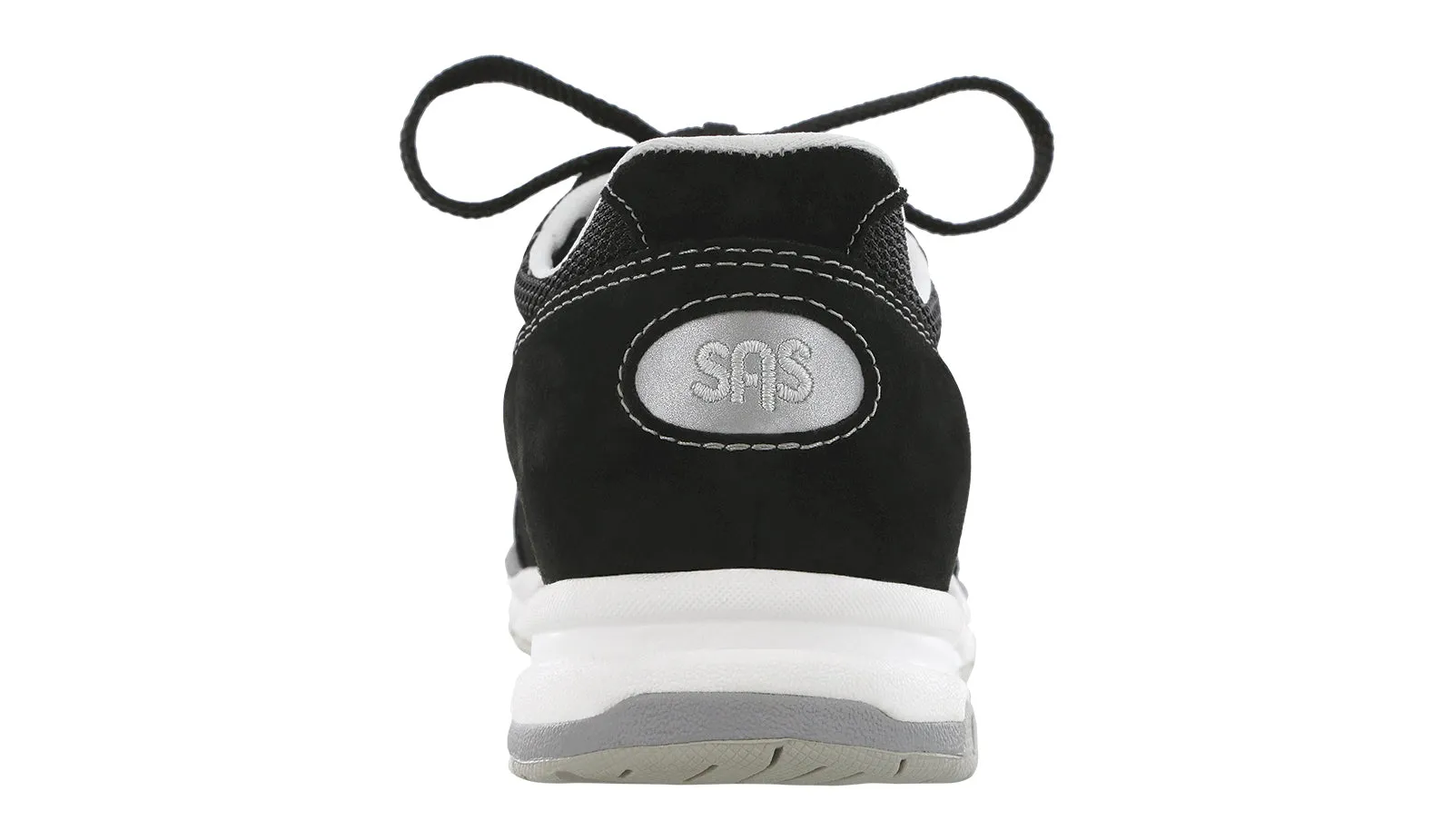 Women's Tour Mesh Lace Up Sneaker in Black / Silver
