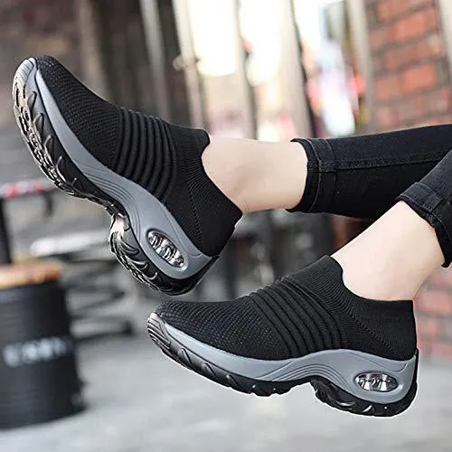 Women's Walking Shoes Sock Sneakers