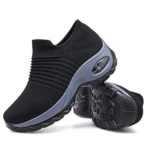 Women's Walking Shoes Sock Sneakers