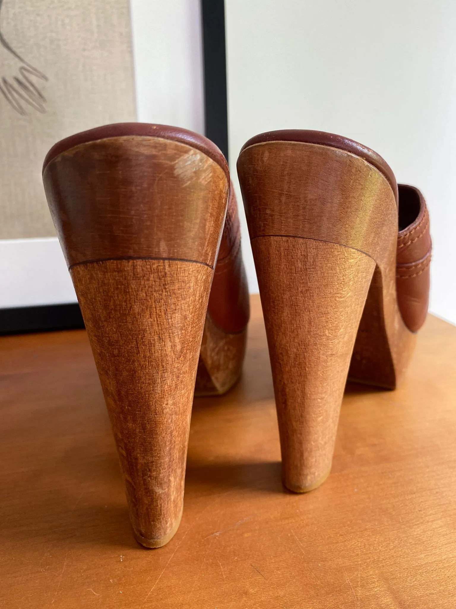 Yves Saint Laurent platform sandals