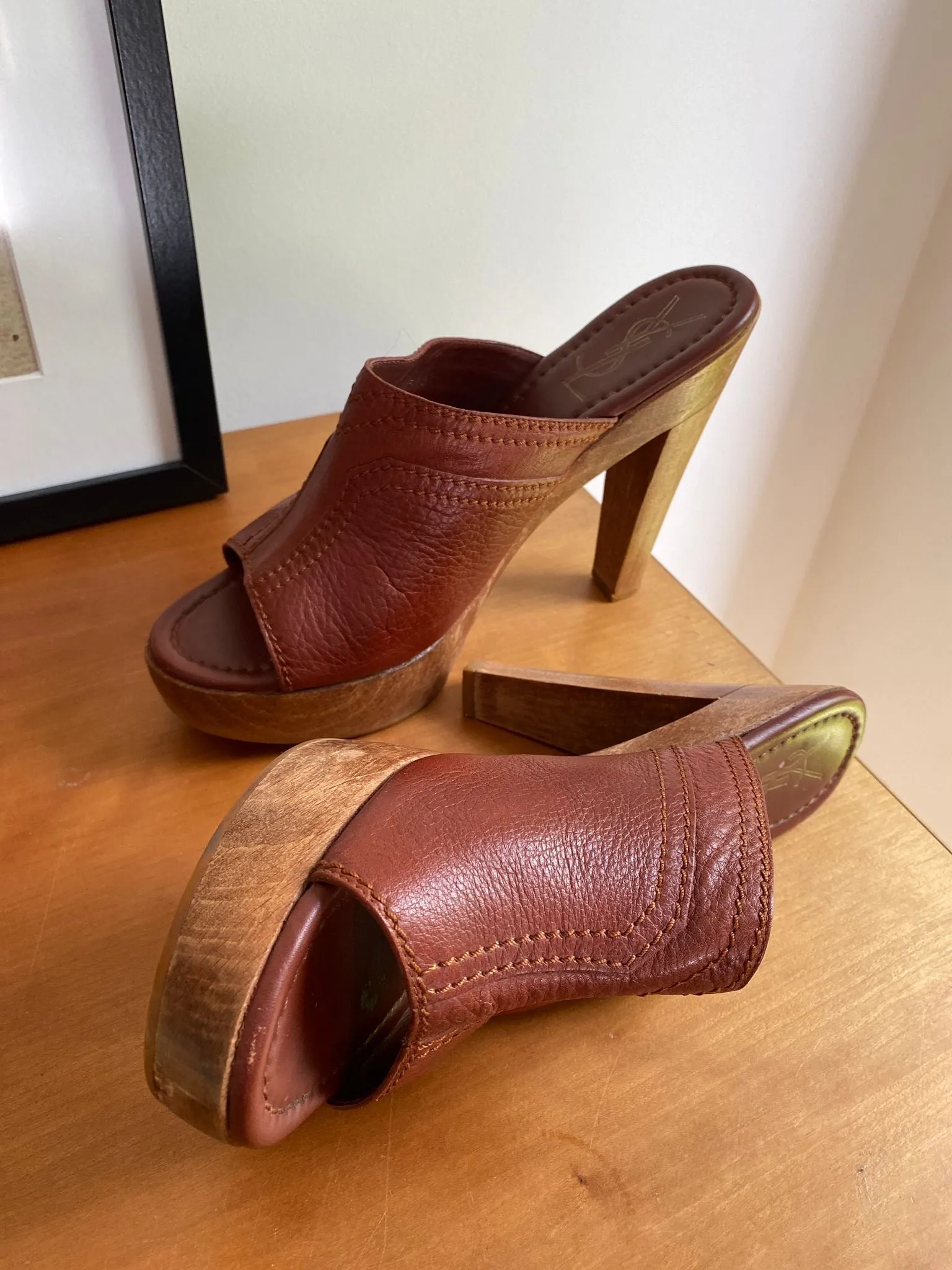 Yves Saint Laurent platform sandals