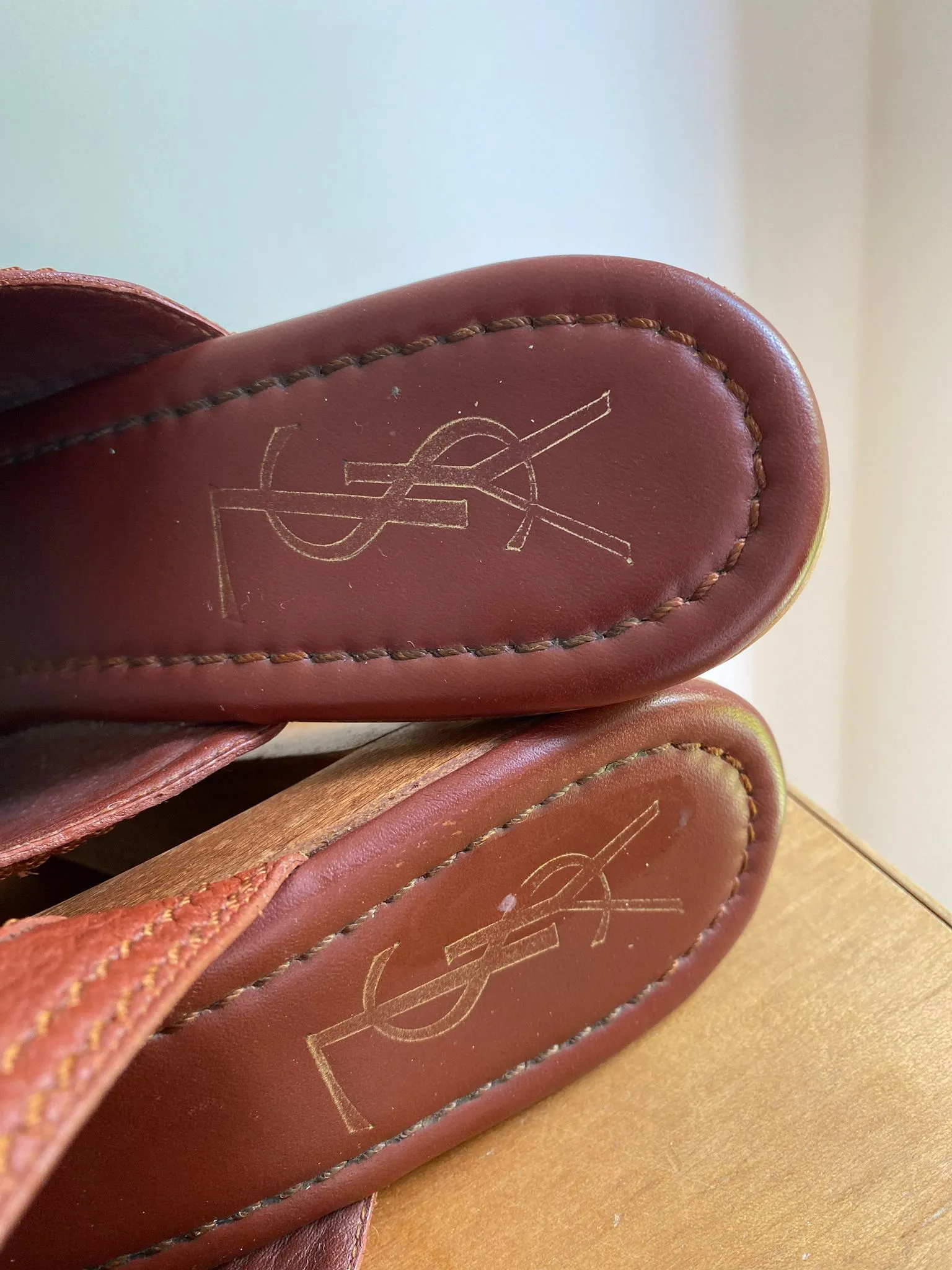 Yves Saint Laurent platform sandals