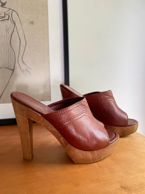 Yves Saint Laurent platform sandals